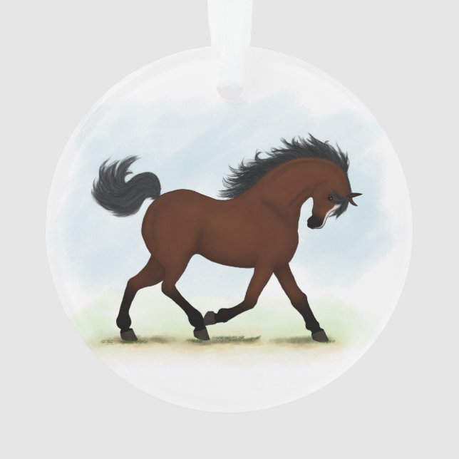 Cheval De Baie Avec Lame (dos)