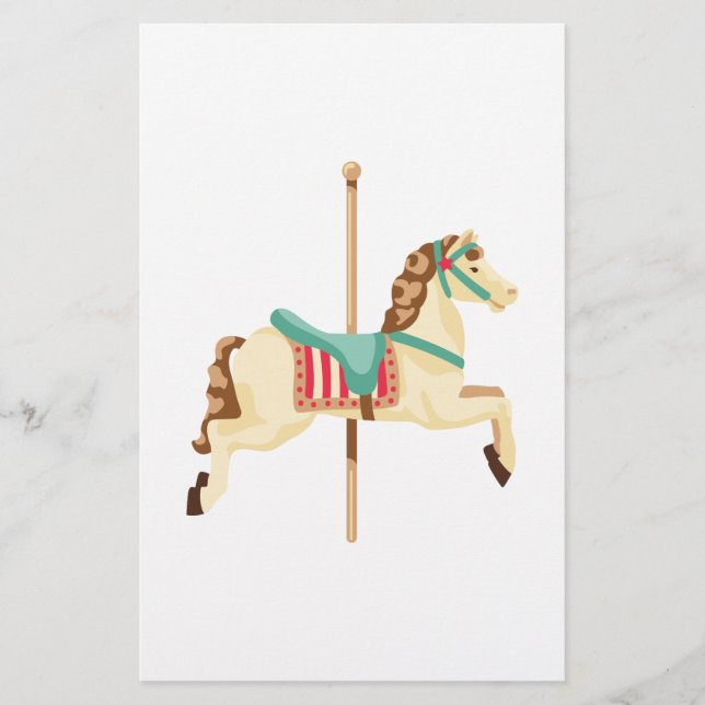 Cheval de carrousel (Devant)