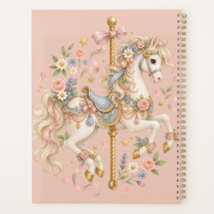 Cheval de carrousel élégant Conte de fées français