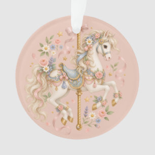 Cheval de carrousel mignon art vintage