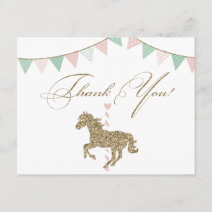 Cheval de carrousel pailleté   Merci