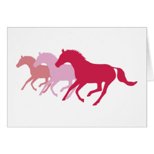 Cheval de course (rouge)