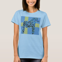 Cheval de Dala et copie suédoise de T-shirt de
