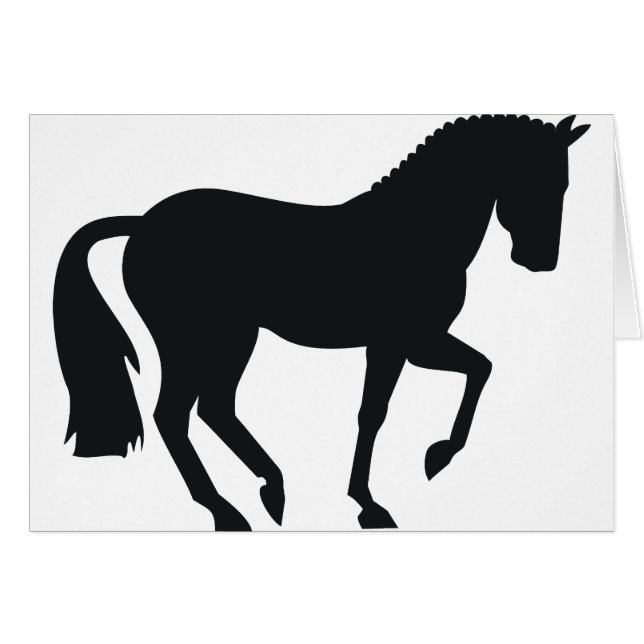 Cheval de dressage de Piaffe (Devant horizontal)