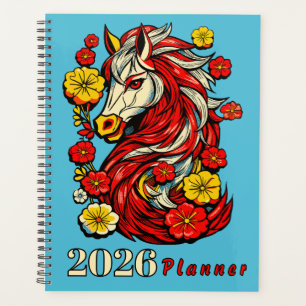 Cheval de Feu Rouge – Zodiaque Chinois 2026