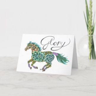 Cheval de gloire de carte pliée par Sherry Jarvis