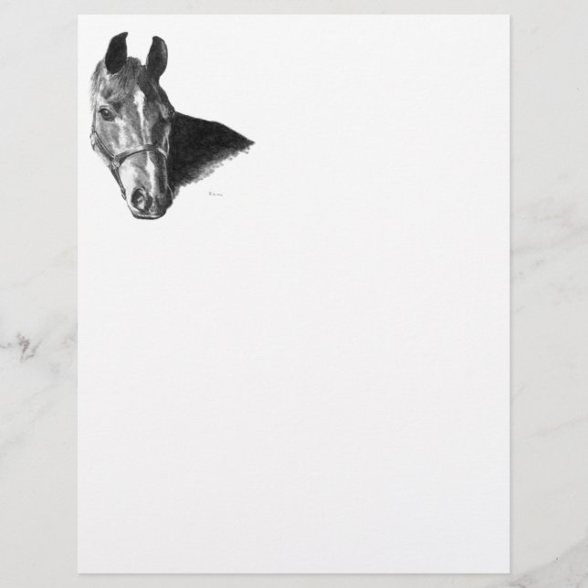 Cheval de Graphite (Devant)