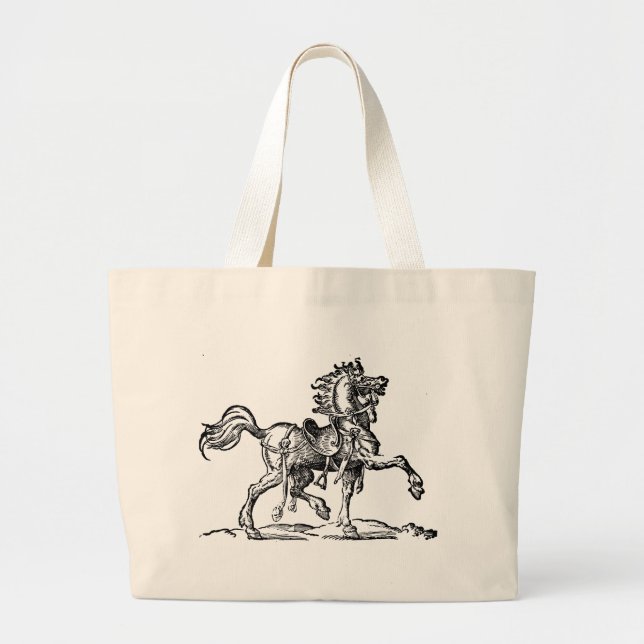 Cheval de la Renaissance n° 3 sur un tote bag (Devant)