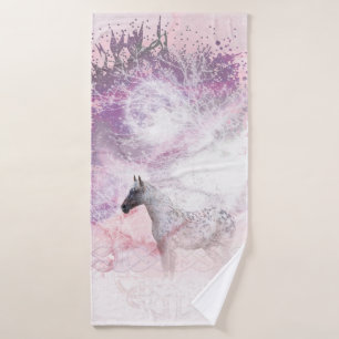 Cheval de la tempête de neige "SNOWY MOONY PONY"