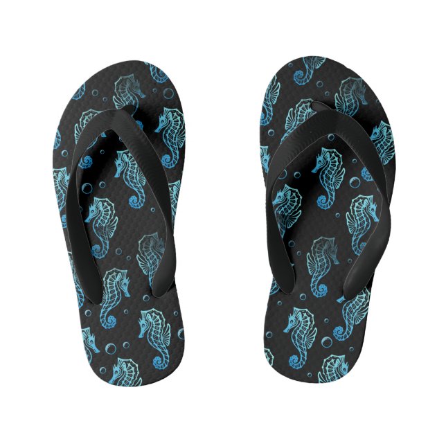Cheval de mer pour enfants Imprimer tongs (Semelle)
