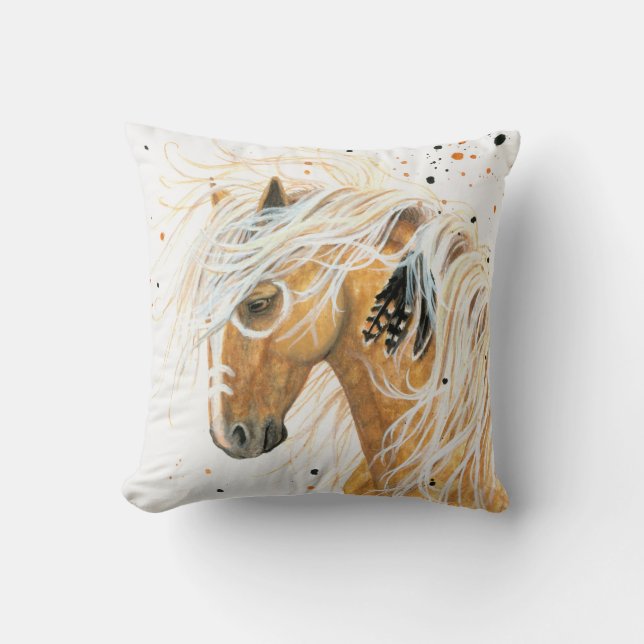 Cheval de palomino par le coussin de BiHrLe (Recto)