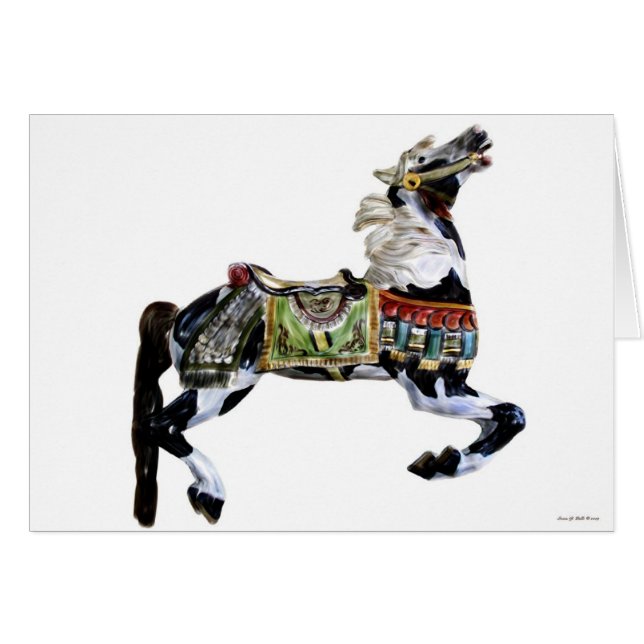 Cheval de passe-temps de carrousel (Devant horizontal)