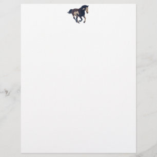 Cheval de peinture américain Pinto sauvage galopan
