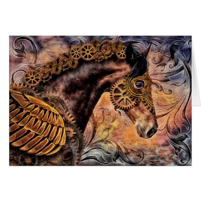 Cheval de Steampunk (Devant horizontal)