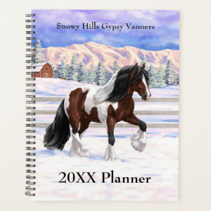 Cheval de Tinker Tinker Gypsy Vanner Brown Pinto