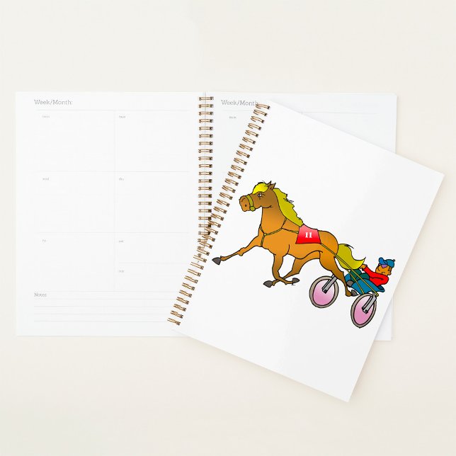 Cheval de trot et conducteur (Créateur téléchargé)