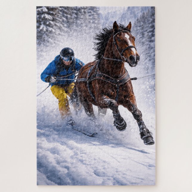   Cheval d'hiver | Jouets & Jeux | Puzzles (Vertical)