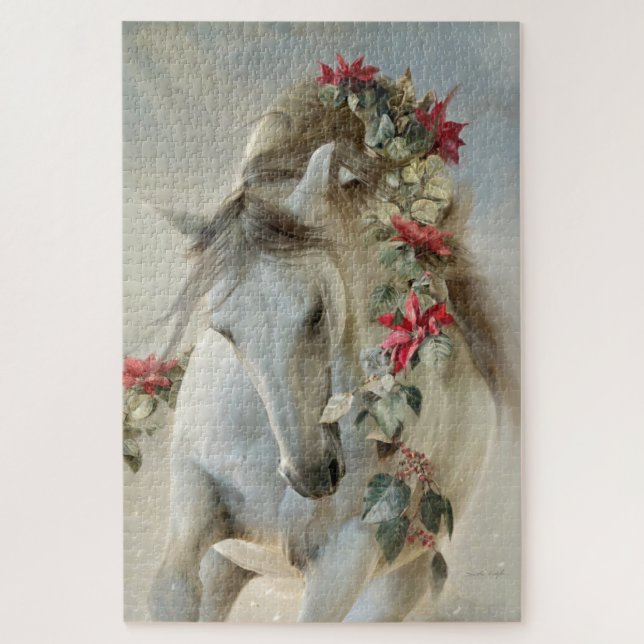 Cheval d'hiver - Puzzle (Vertical)