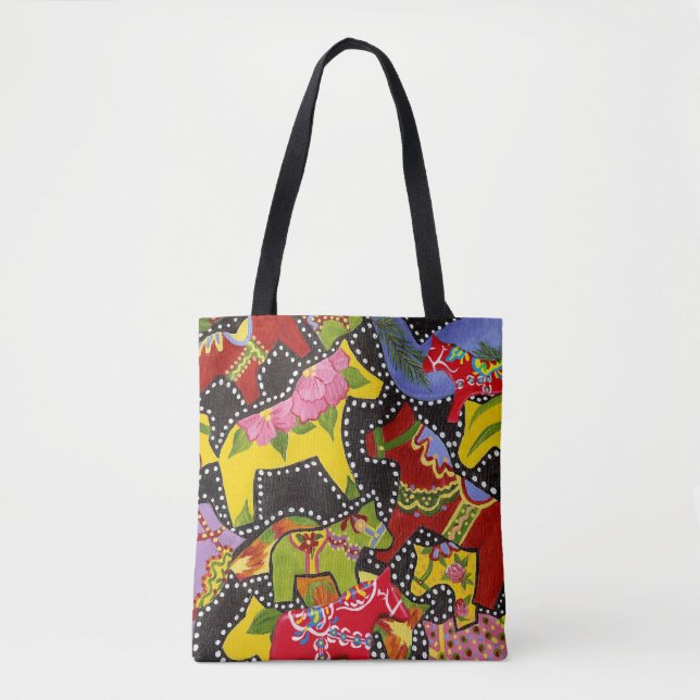 Cheval d'un Sac fourre-tout de couleur différent (Devant)