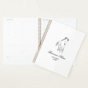 Cheval en couleur noire