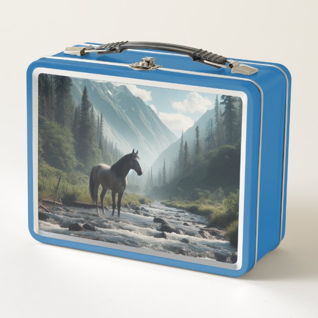 Cheval En Flux Métal Lunchbox (Devant)
