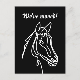 Cheval équestre mobile cartes postales pour nouvel