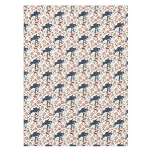 Cheval et Rider Nappe Art folklorique équestre