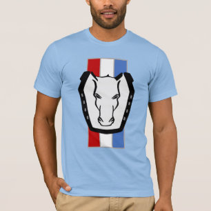 Cheval foncé - T-shirt inspiré Mustang