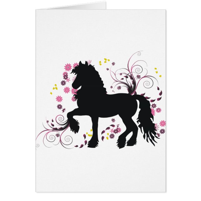 Cheval frison (Devant)