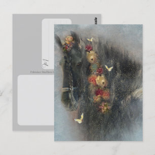 Cheval Frison - Carte postale