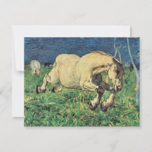 Cheval galopant de Giovanni Segantini, Art Vintage
