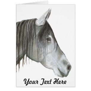 Cheval gris