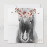 Cheval islandais et couronne florale Nom personnal