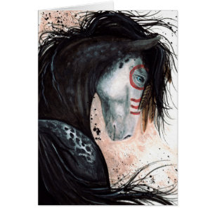 Cheval majestueux d'Appalossa par la carte de