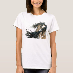 Cheval majestueux par le T-shirt de BiHrLe