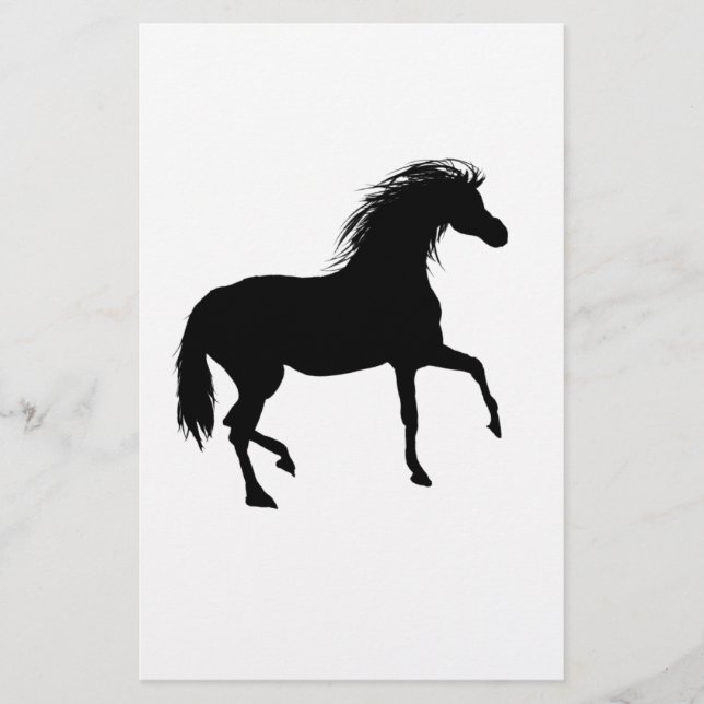 Cheval noir (Devant)