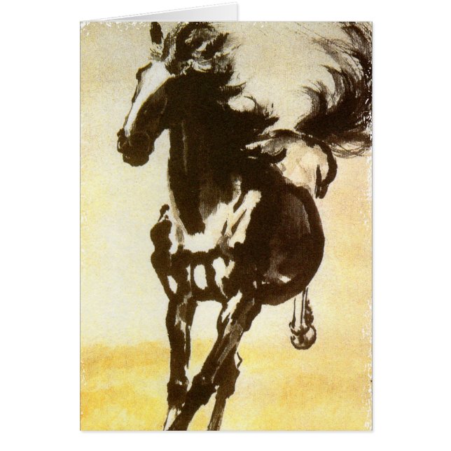 Cheval noir (Devant)