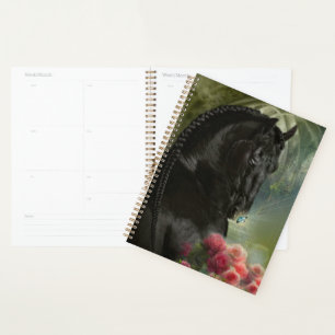 Cheval Noir Cheval Friesen - Calendrier, Planifica