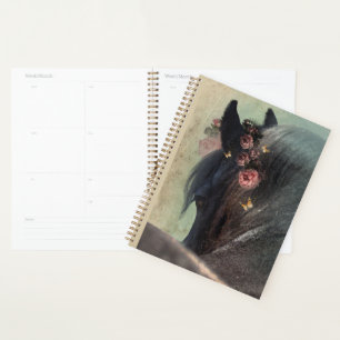 Cheval Noir Cheval Friesen - Calendrier, Planifica