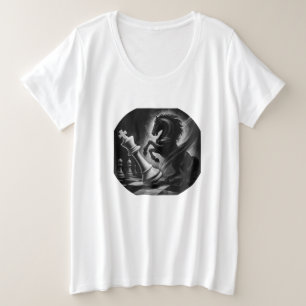 Cheval Noir Dramatique vs Roi - Oeuvre audacieuse