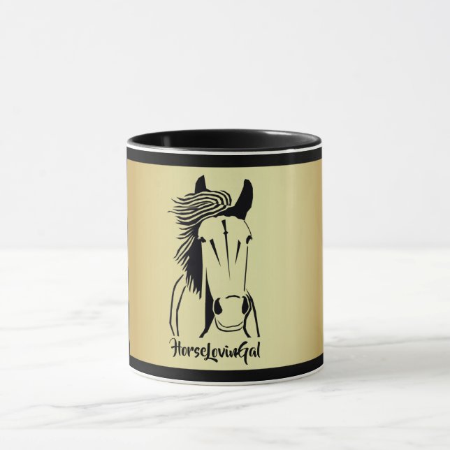 Cheval Noir/Or Lovin' Gal Mug (Centre)