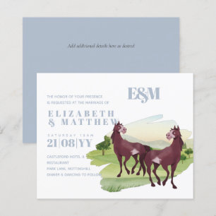 Cheval Pays Thématique Western Rustic Mariage