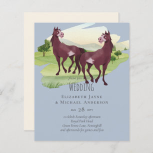 Cheval Pays Thématique Western Rustic Mariage
