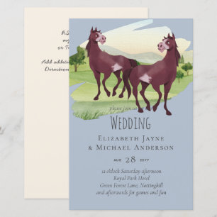 Cheval Pays Thématique Western Rustic Mariage