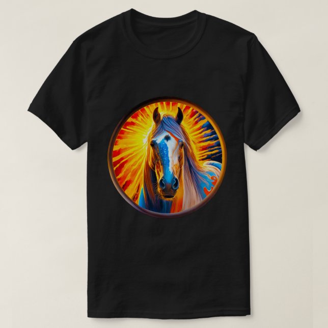 Cheval Peint 03 T-shirt (Design devant)