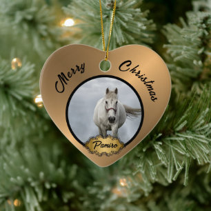 Cheval personnalisé Ornement animal de compagnie N
