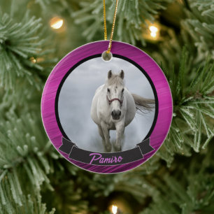 Cheval personnalisé Ornement animal de compagnie N