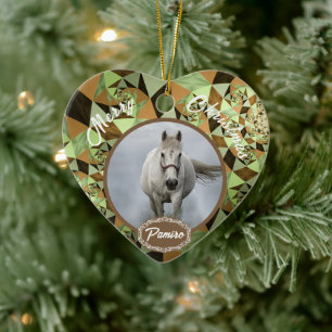 Cheval personnalisé Ornement animal de compagnie N