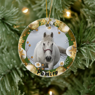 Cheval personnalisé Ornement animal de compagnie N