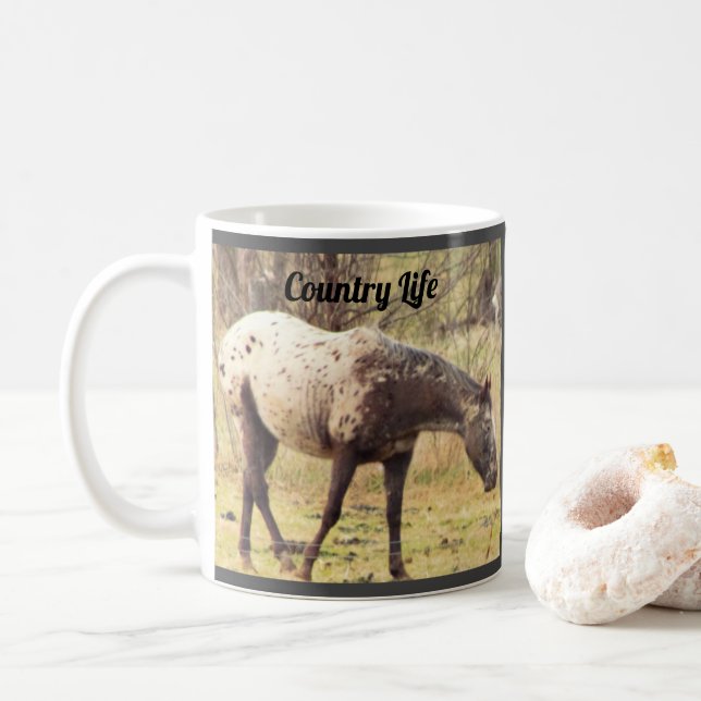 Cheval Photo Mug (Avec donut)